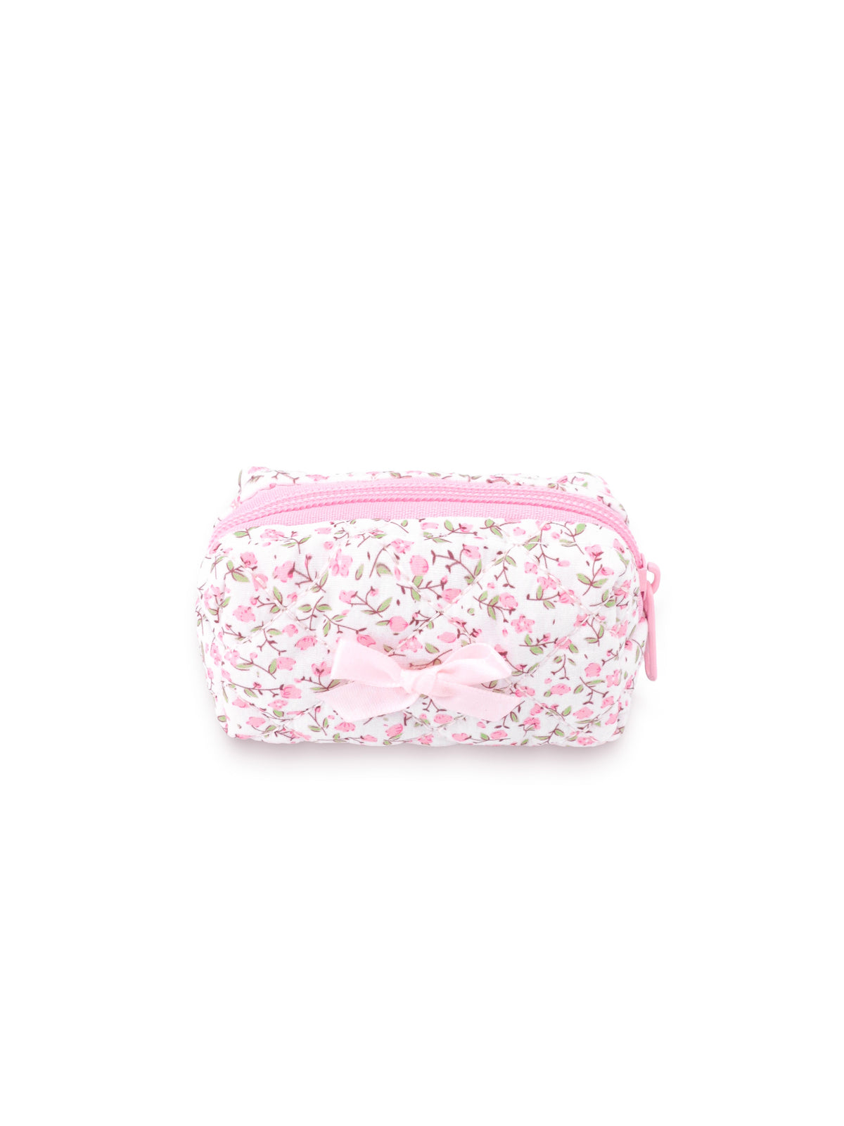 Bonbon Beauty Case – Cotton Mini Makeup Pouch with Keychain | Rottique