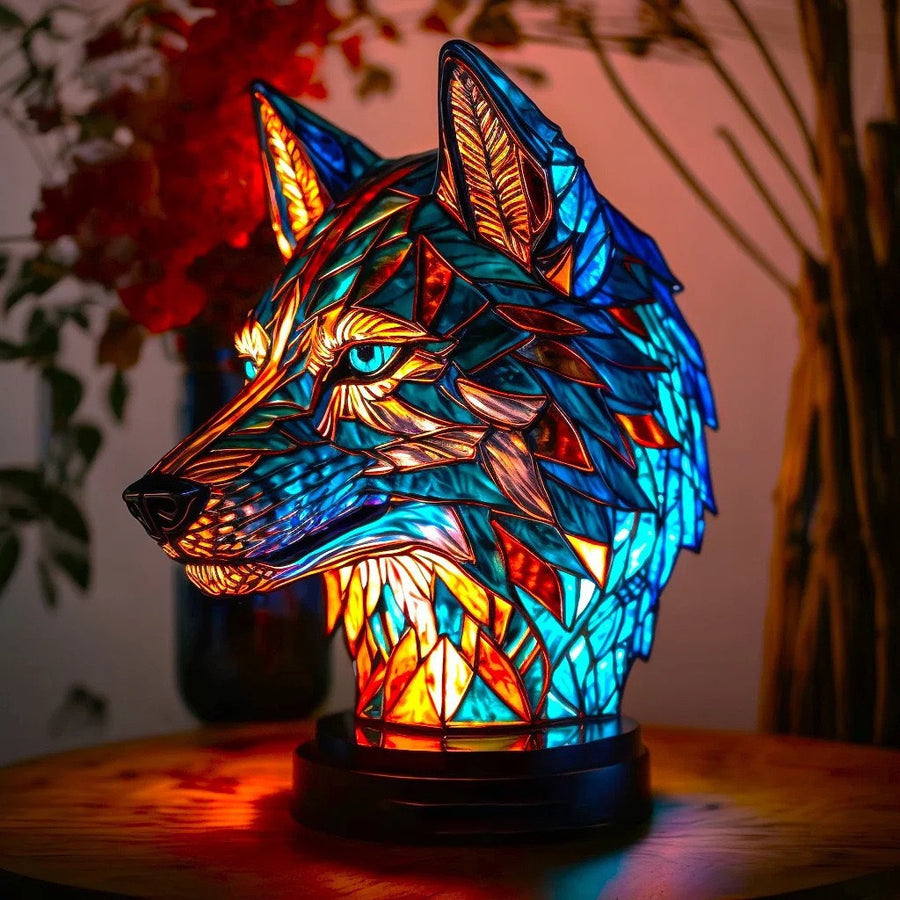 Enchanted LED Wolf Night Light