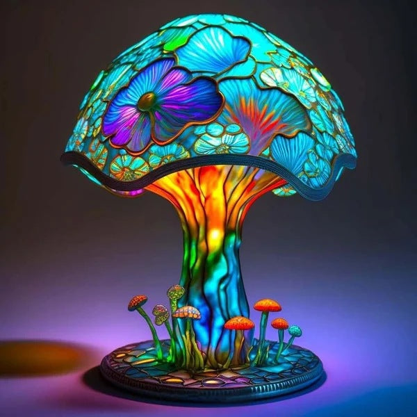Enchanted LED Mushroom Night Light - Style D