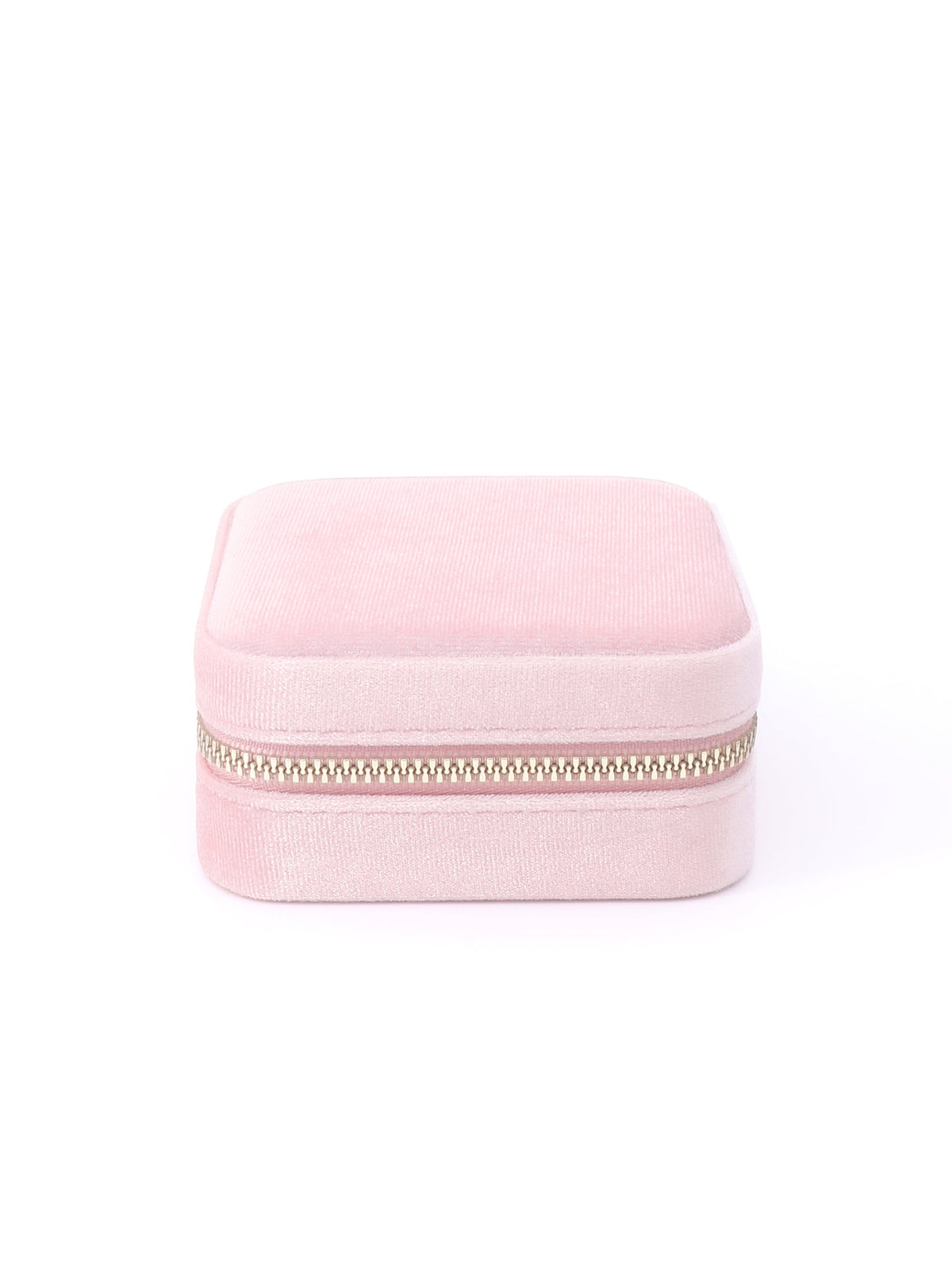 Velura Jewelry Case – Velvet Travel Jewelry Case Pink Blue Cream | Rottique